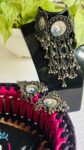 ✨Designer Oxidised Morpankh Shringar