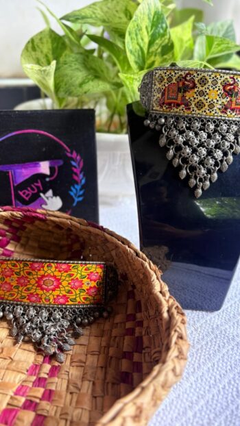 ​✨Designer Afghani Antique Oxidised Choker 🐘🌸