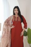 Aura Ethnic: Handcrafted Mirror-Yoke Suit ✨